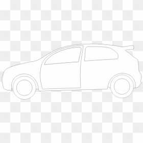 Car Sketch - City Car, HD Png Download - car side view png