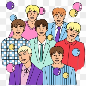 Bts 일러스트, HD Png Download - soulja boy png