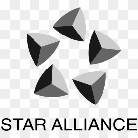 Star Alliance Enhances Round The World Fare Product - Star Alliance Logo Vector, HD Png Download - rounded star png