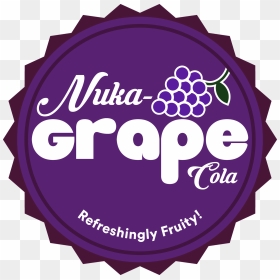 Nuka Cola Grape Label, HD Png Download - nuka cola png