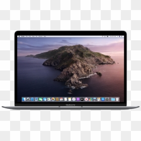 Front View Of Macbook Air - Catalina Mac, HD Png Download - macbook air png