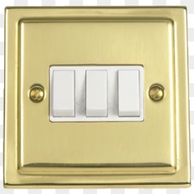 Victorian White Treble Light Switch - Wood, HD Png Download - light switch png