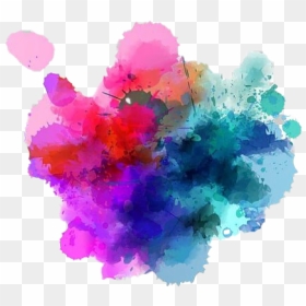 Watercolor Art Png Background Image - Color Watermark Png, Transparent Png - purple watercolor png