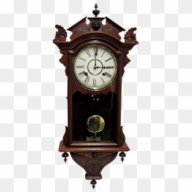Transparent Grandfather Clock Clipart - Old Pendulum Clock Png, Png Download - grandfather clock png