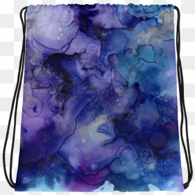 Purple Watercolor Drawstring Bag - Iphone Backgrounds Paint, HD Png Download - purple watercolor png