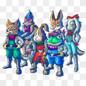 Transparent Nintendo Characters Png - Star Fox 2 All Characters, Png Download - fox mccloud png