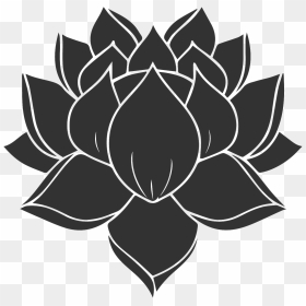 All Black Lotus Flower Tattoo , Png Download - Small Black Lotus Flower Tattoo, Transparent Png - flower tattoo png