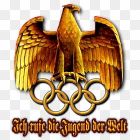 Explore Berlin Olympics, Olympic Logo, And More - Nazi Eagle Gold Png, Transparent Png - nazi eagle png