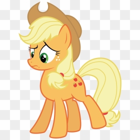 Applejack Pinkie Pie My Little Pony - My Little Pony Applejack Sad, HD Png Download - applejack png