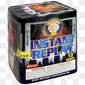 Instant Replay Firework , Png Download - Brothers Fireworks, Transparent Png - instant replay png