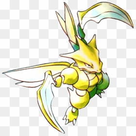 Scyther Art, HD Png Download - scyther png