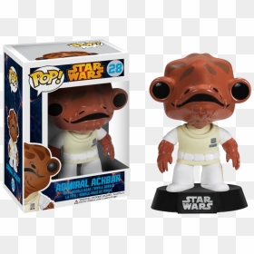 Funko Pop Admiral Ackbar, HD Png Download - admiral ackbar png