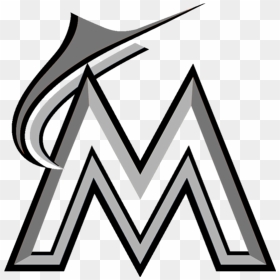 Mike Pasek Graphic Download - Miami Marlins Logo Black, HD Png Download - miami marlins logo png