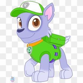 Rocky Paw Patrol Vector, HD Png Download - paw patrol rocky png