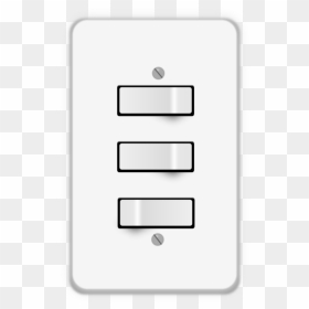 Area,material,line - Light Switch Clip Art, HD Png Download - light switch png