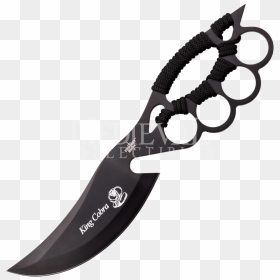 Black Venom Knife Mcfmtbk - Brass Knuckle Knife Png, Transparent Png - king cobra png