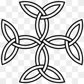 Triquetra Cross - Celtic Symbols, HD Png Download - triquetra png