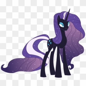 Edited Version Of That Nightmare Moon Vector I Did - My Little Pony Nightmare Moon Rarity, HD Png Download - moon vector png