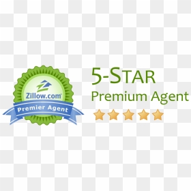 Zillow 5 Star Premier Agent Logo, HD Png Download - zillow logo png