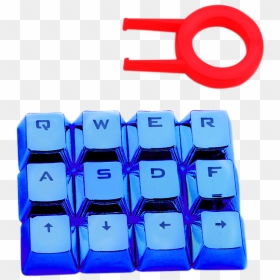 Keycaps Redragon Azules, HD Png Download - wasd png