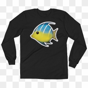 Fish Emoji Png , Png Download - Long-sleeved T-shirt, Transparent Png - fish emoji png
