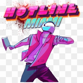“i Wanted To Draw Something As A Warmup Before Drawing - Hotline Miami Character Art, HD Png Download - hotline miami png