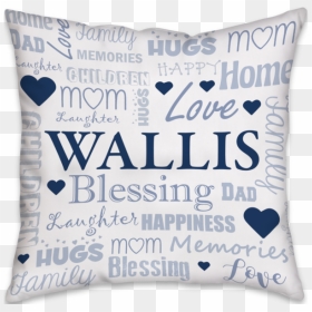 Cushion, HD Png Download - family word art png