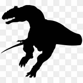 Dinosaur, HD Png Download - dinosaur silhouette png