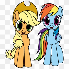 Transparent Applejack Png - My Little Pony Applejack Y Rainbow Dash, Png Download - applejack png