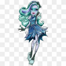 Monster High Twyla Ghost, HD Png Download - monster high png