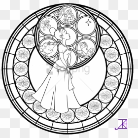 Free Png Disney Mandala Coloring Pages Png Image With - Disney Stained Glass Coloring Pages, Transparent Png - coloring pages png