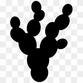 Nopal Mexican Plant Silhouette - Nopal Vector, HD Png Download - plant silhouette png