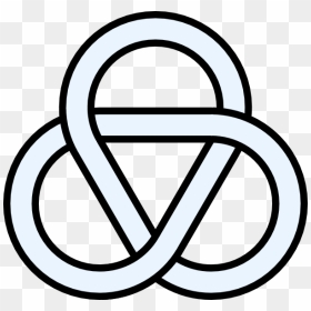 Gordian Knot Symbol, HD Png Download - triquetra png