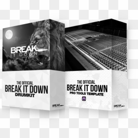 Sound Kit Template, HD Png Download - page break png