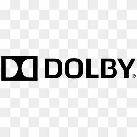 Dolby Logo White Background, HD Png Download - dolby digital logo png