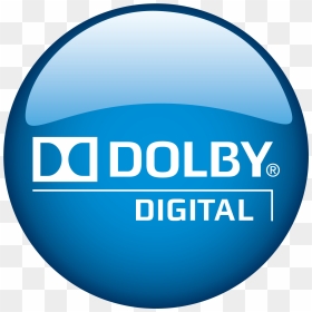 Dolby Digital Provides Five Full-bandwidth Channels, - Transparent Dolby Digital Logo, HD Png Download - dolby digital logo png