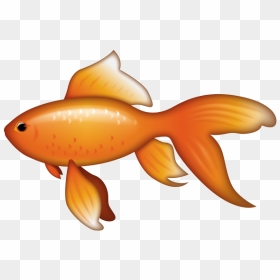 Goldfish Emoji, HD Png Download - fish emoji png