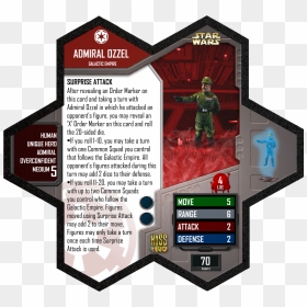 Transparent Admiral Ackbar Png - Darth Vader Heroscape Card, Png Download - admiral ackbar png