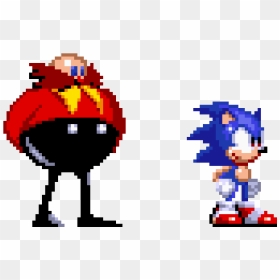 Sonic Mania Eggman Sprites, HD Png Download - eggman png