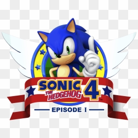 Sonic The Hedgehog 4 Episode 1 Logo , Png Download - Sonic The Hedgehog 4 Episode 1, Transparent Png - sonic the hedgehog logo png