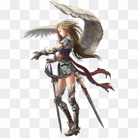 Fantasy Angel Png Image - Angel Warrior Transparent, Png Download - angel.png