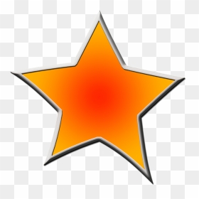 Clipart Stars Orange - Clip Art, HD Png Download - rounded star png