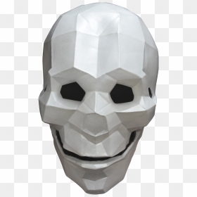 Low Poly Skull Mask"  Class= - Skull Low Poly, HD Png Download - jack skellington face png
