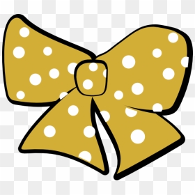 Gold Cheer Bow Clip Art - Gold Cheer Bow Clipart, HD Png Download - cheerleader silhouette png