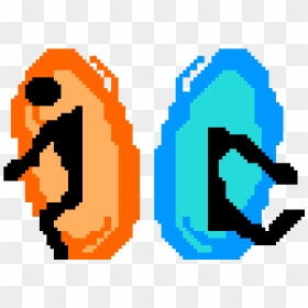 Portal 2 Logo Pixel, HD Png Download - portal 2 logo png