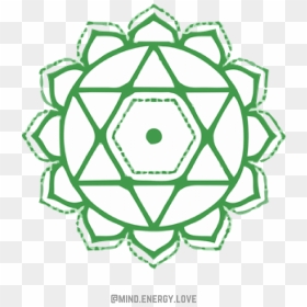 Heart Chakra Symbol Png, Transparent Png - chakra png