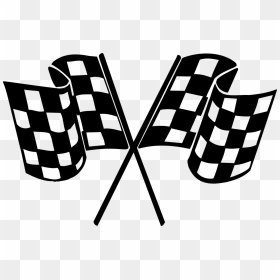 Finish Line Flag, HD Png Download - racing flags png