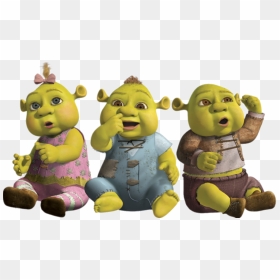 Shrek Baby Ogres Triplets - Shrek Triplets, HD Png Download - shrek.png