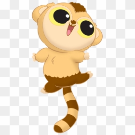 Roodee Sitting On Tail - Yoohoo And Friends Cartoon, HD Png Download - tail png
