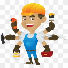 Handyman Clipart Maintenance Guy, Handyman Maintenance - Handyman Clipart Png, Transparent Png - handyman png